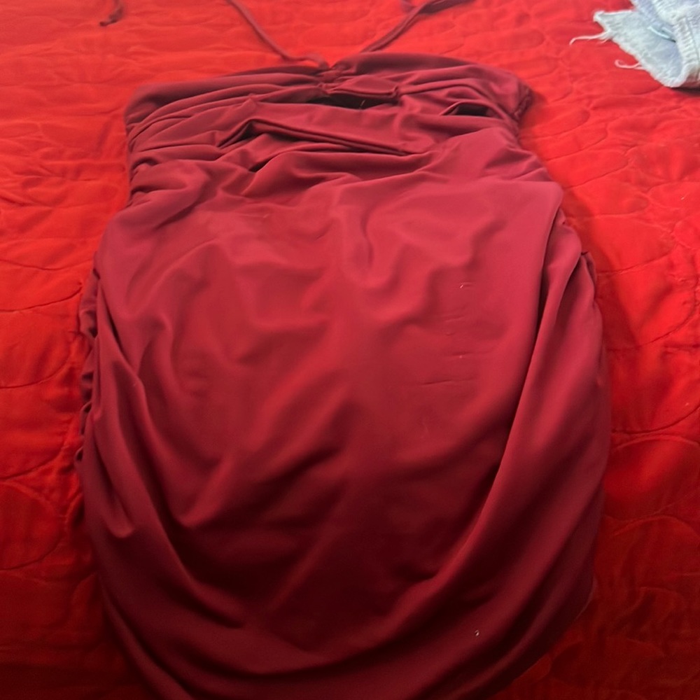Shein strapless dress